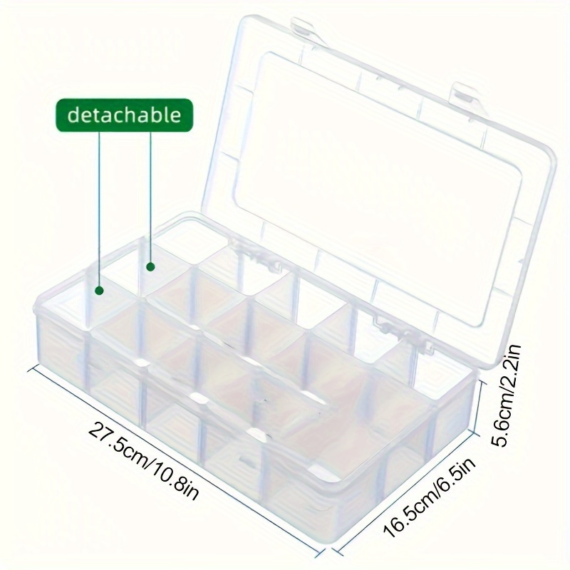 กล่องเก็บของพลาสติกใสแบบพกพา 1 - Bobbin Organizer Box บทวิจารณ์และราคา