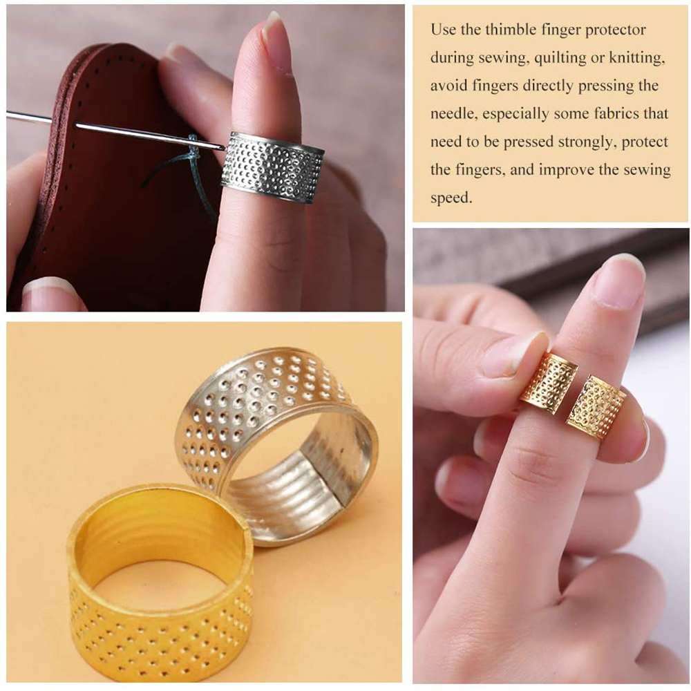 การเย็บด้วยมือปลอกนิ้วทำจากโลห - Sewing Thimble Metal บทวิจารณ์และราคา