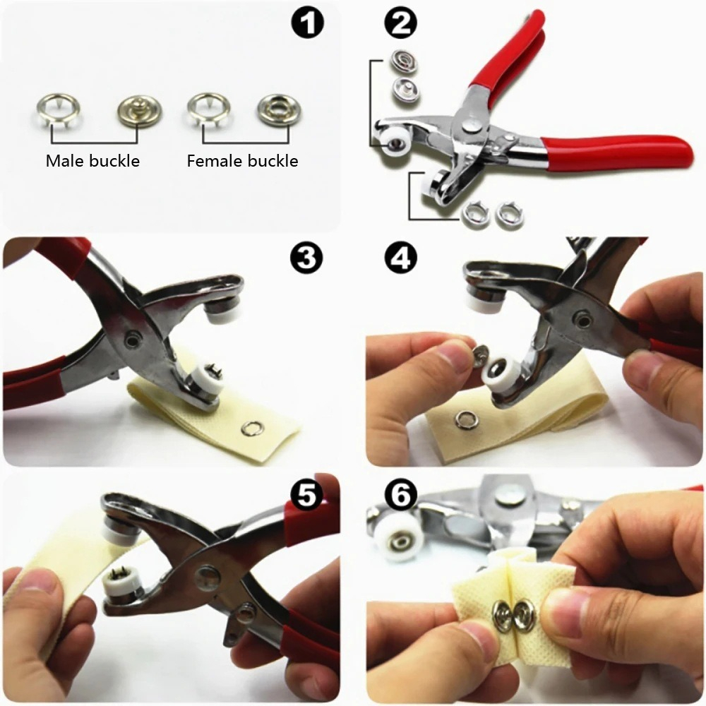 ชุดคีมติดกระดุมแป๊กขนาด 9.5 มม - Snap Button Plier บทวิจารณ์และราคา
