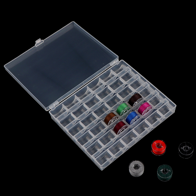 1 PC 36 Spools Empty Bobbins ก - Bobbin Organizer Box บทวิจารณ์และราคา