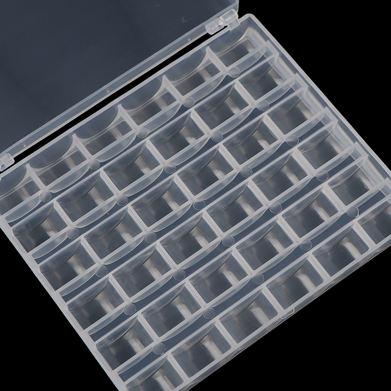 1 PC 36 Spools Empty Bobbins ก - Bobbin Organizer Box บทวิจารณ์และราคา
