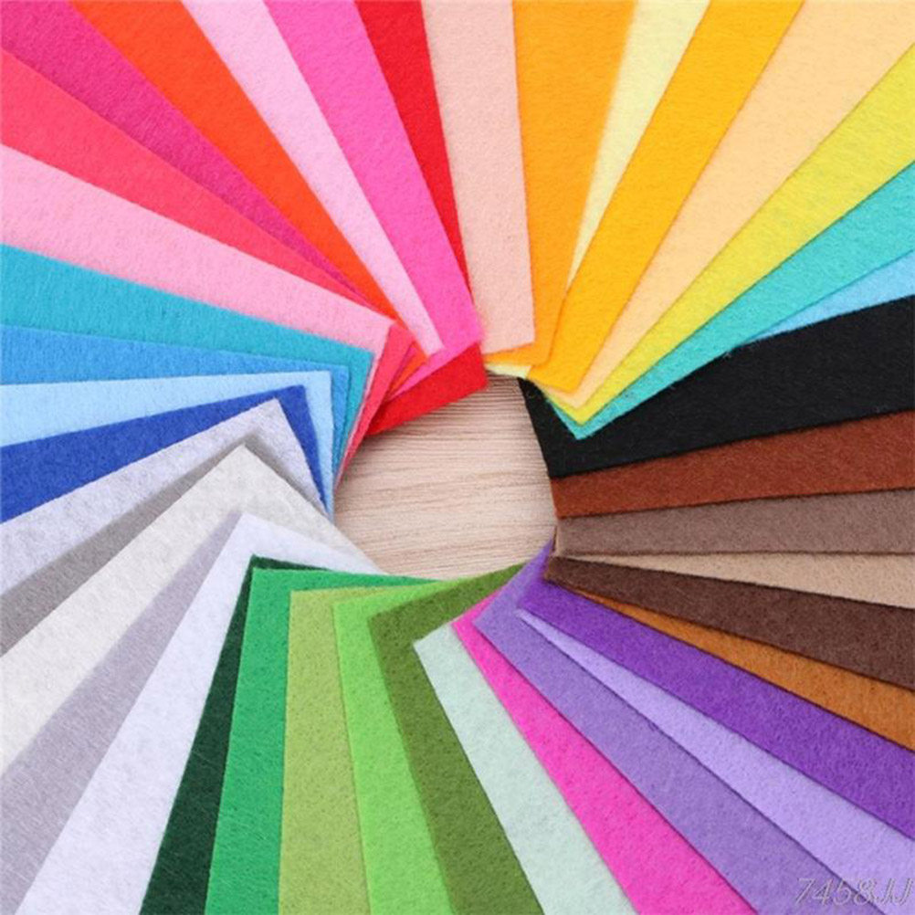 แผ่นผ้าไม่ทอหลากสี 40 ชิ้น วัส - Is Sewing Textile Art บทวิจารณ์และราคา