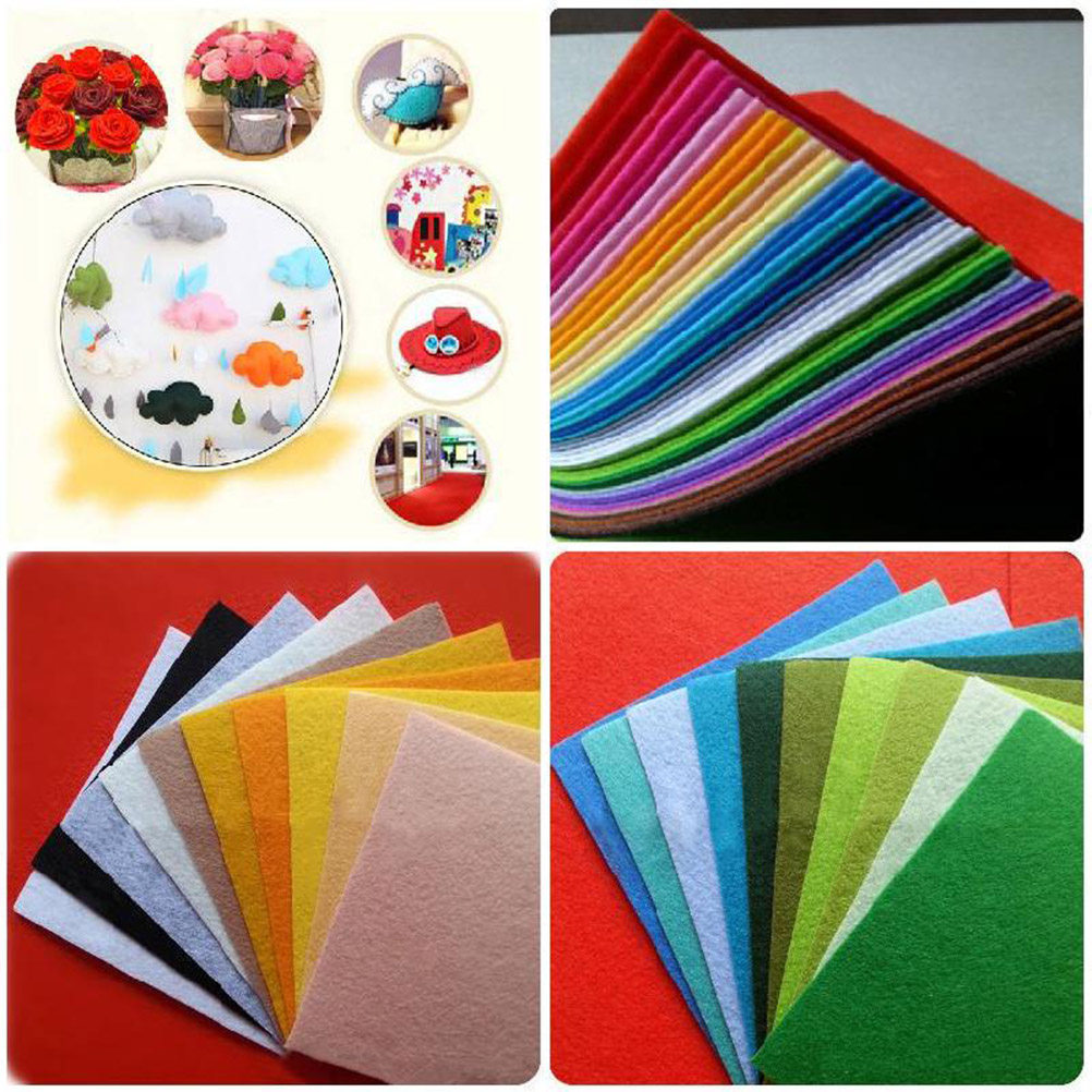 แผ่นผ้าไม่ทอหลากสี 40 ชิ้น วัส - Is Sewing Textile Art บทวิจารณ์และราคา