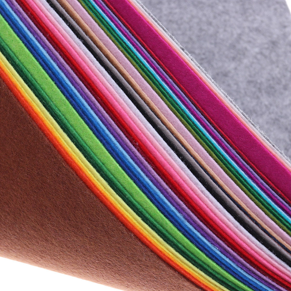 แผ่นผ้าไม่ทอหลากสี 40 ชิ้น วัส - Is Sewing Textile Art บทวิจารณ์และราคา
