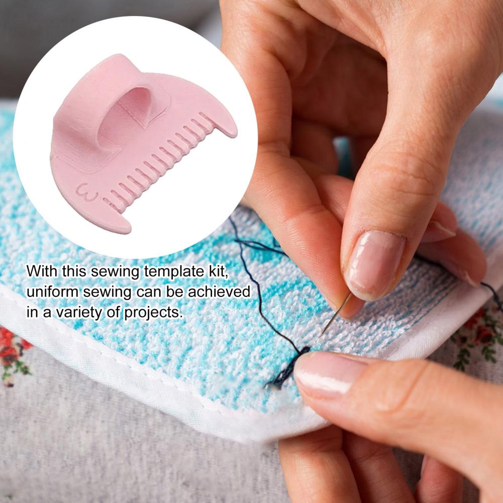 2/4Pcs 5 ซม.เย็บพร้อมThumbท่อง - Sewing Gauge Ruler บทวิจารณ์และราคา