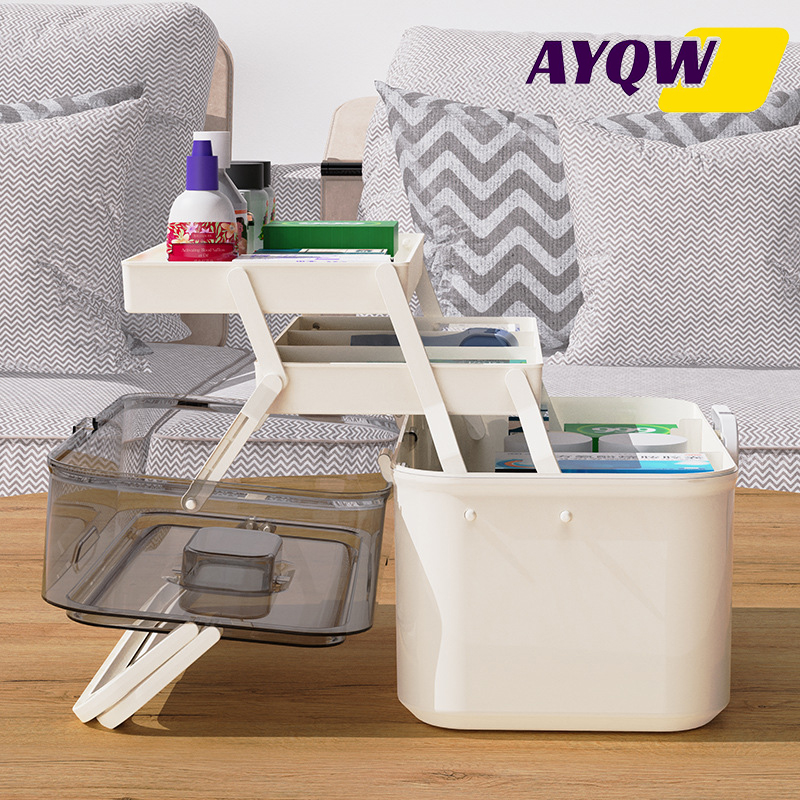 กล่องเก็บยาฝาใสความจุขนาดใหญ่/ - Bobbin Organizer Box บทวิจารณ์และราคา