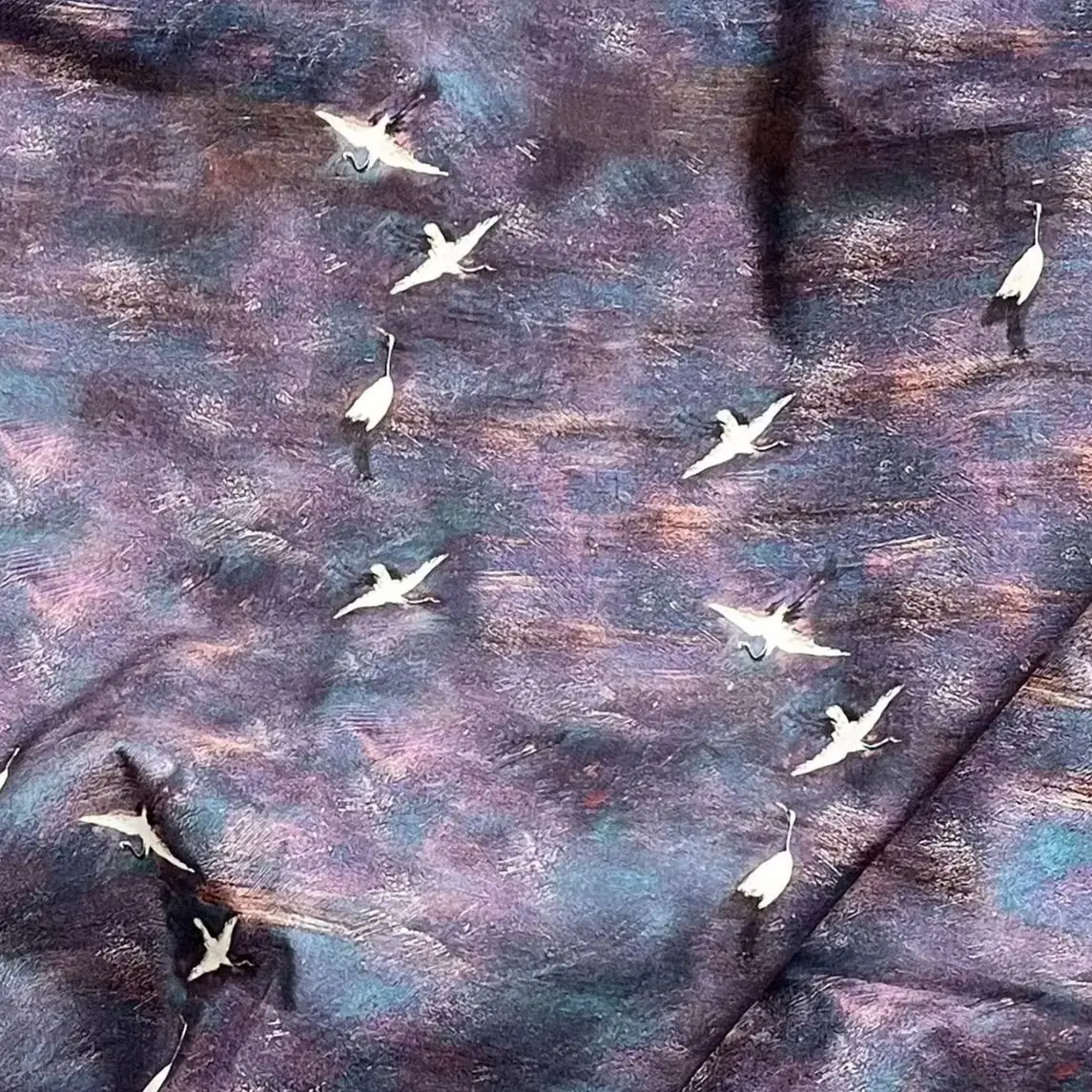 ผ้าฝ้าย 100% ลายวิโอเล็ต อาซึก - Sewing Tie Dye บทวิจารณ์และราคา
