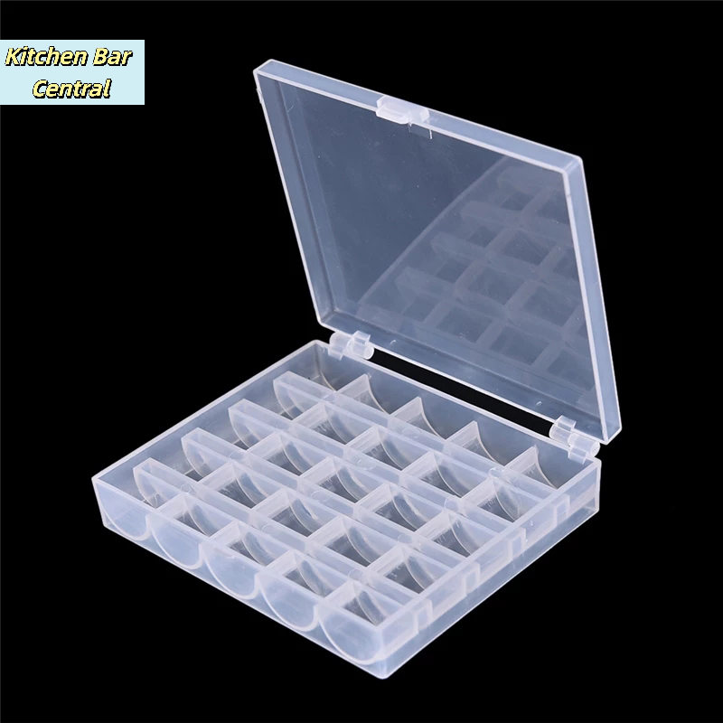 【25 แกนม้วนด้ายเปล่า กล่องเก็บ - Bobbin Organizer Box บทวิจารณ์และราคา