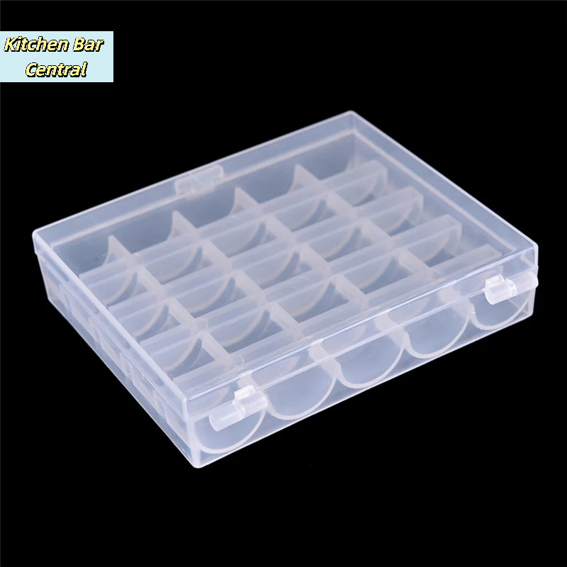 【25 แกนม้วนด้ายเปล่า กล่องเก็บ - Bobbin Organizer Box บทวิจารณ์และราคา
