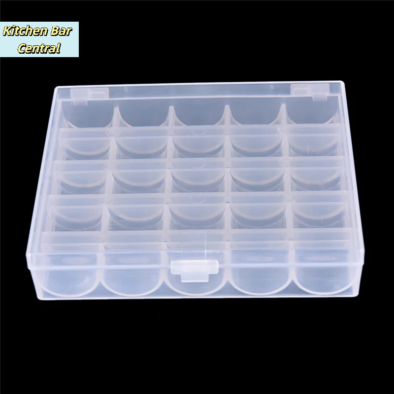 【25 แกนม้วนด้ายเปล่า กล่องเก็บ - Bobbin Organizer Box บทวิจารณ์และราคา