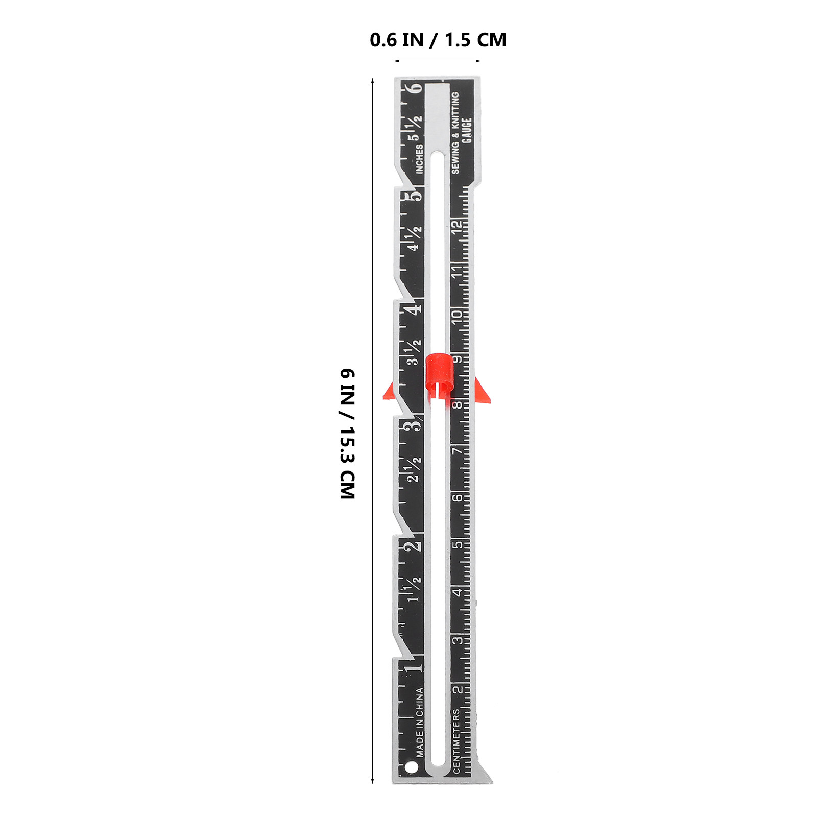 ไม้บรรทัดวัดตะเข็บโลหะ 12 ชิ้น - Sewing Gauge Ruler บทวิจารณ์และราคา