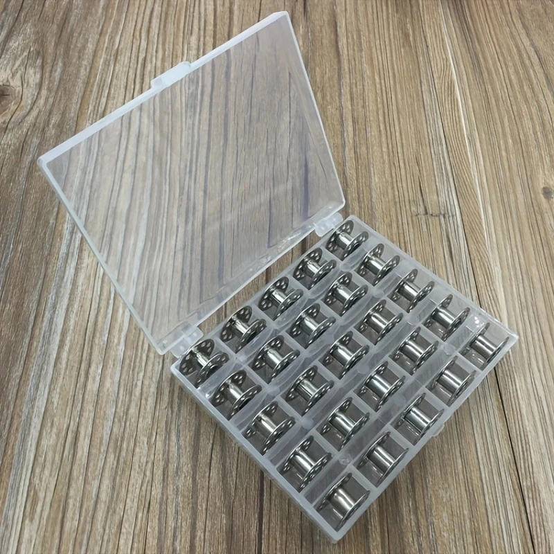 25 ชิ้น/เซ็ตที่ว่างเปล่า Bobbi - Bobbin Organizer Box บทวิจารณ์และราคา