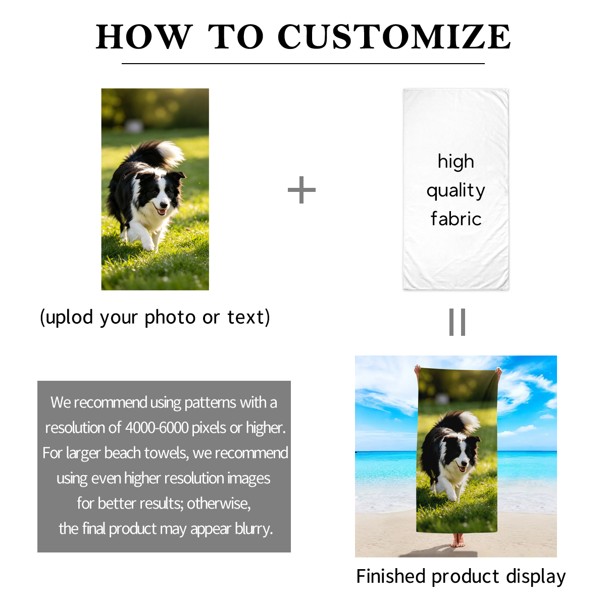 ผ้าขนหนูชายหาดแบบกำหนดเอง 1 ผื - Sewing Custom บทวิจารณ์และราคา