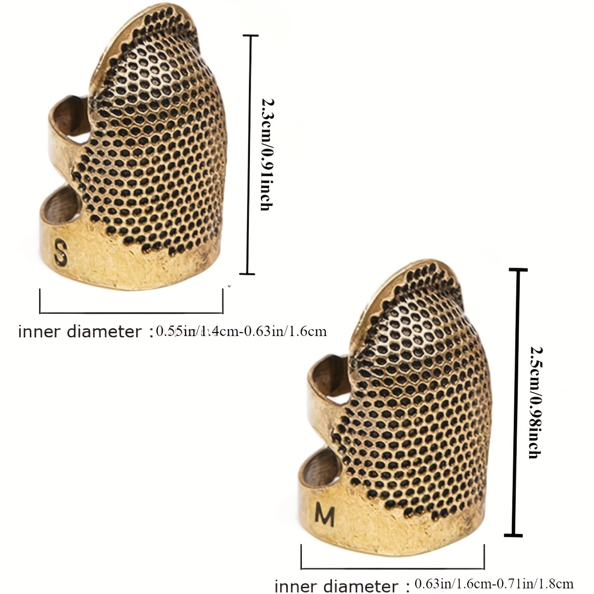 ปลอกนิ้วป้องกันการเจ็บนิ้วสำหร - Sewing Thimble Metal บทวิจารณ์และราคา