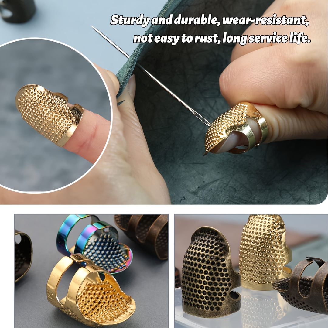 ปลอกนิ้วป้องกันการเจ็บนิ้วสำหร - Sewing Thimble Metal บทวิจารณ์และราคา