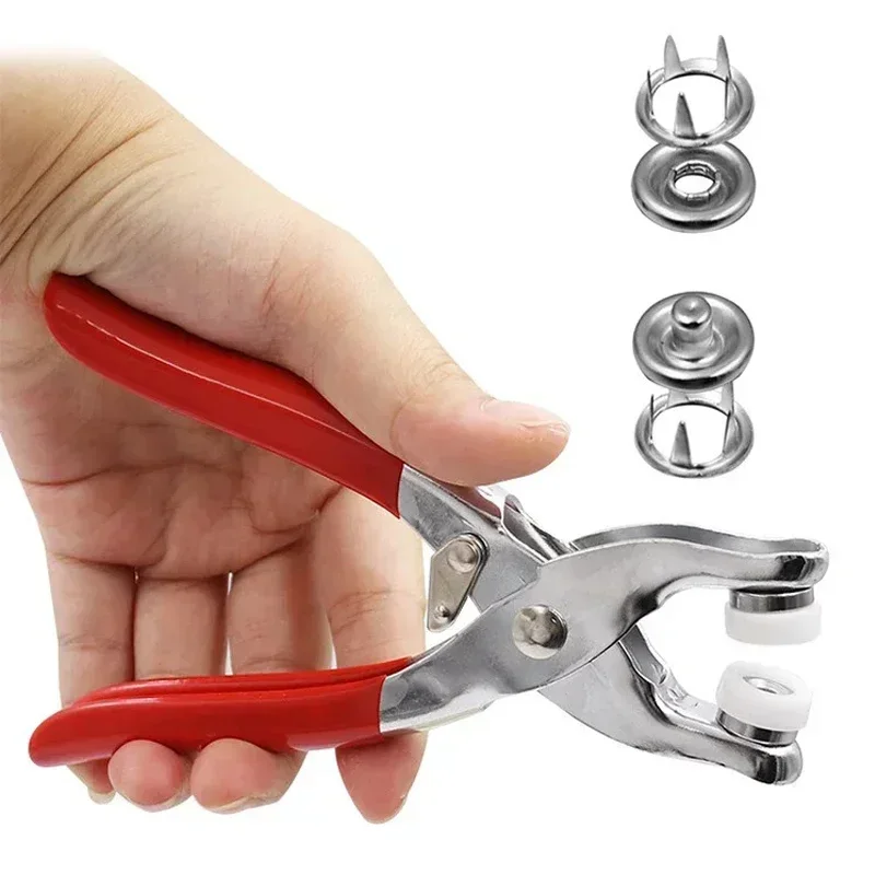 ห้าแฉกปุ่มติดตั้งคีมโลหะปุ่ม S - Snap Button Plier บทวิจารณ์และราคา