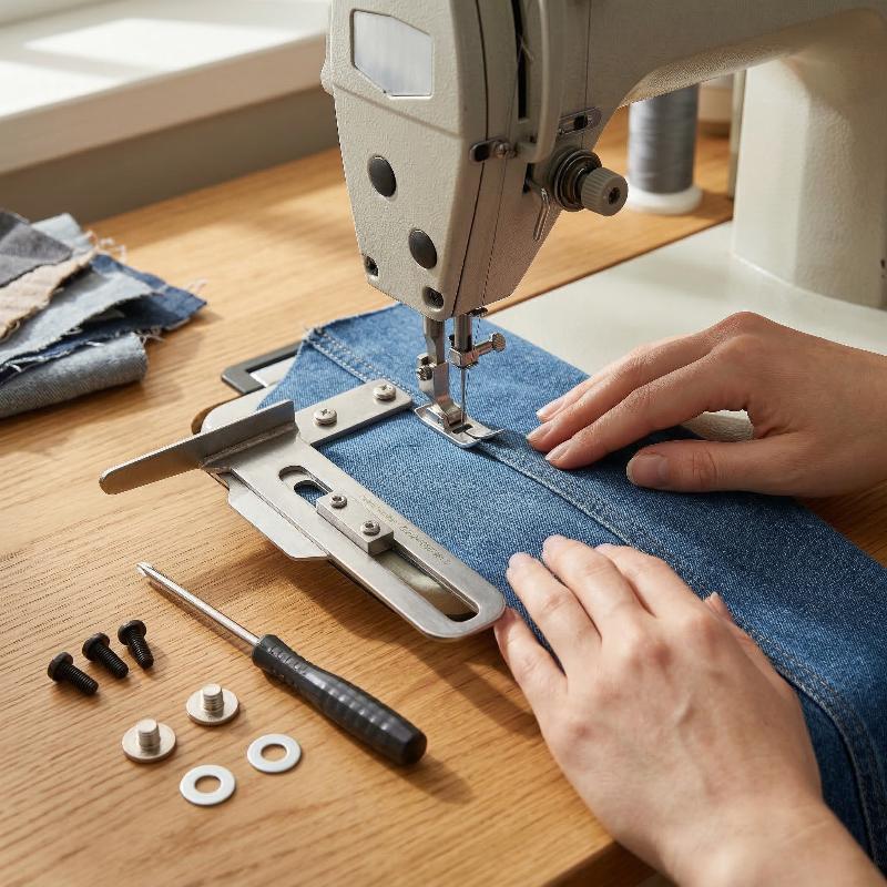 ชุดตีนผีเย็บซิกแซกแบบสามเข็มห้ - Sewing Textiles บทวิจารณ์และราคา