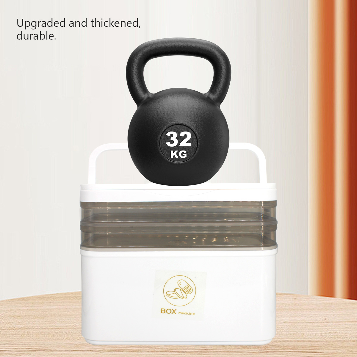 กล่องยาแบบพกพาความจุขนาดใหญ่ชุ - Bobbin Organizer Box บทวิจารณ์และราคา