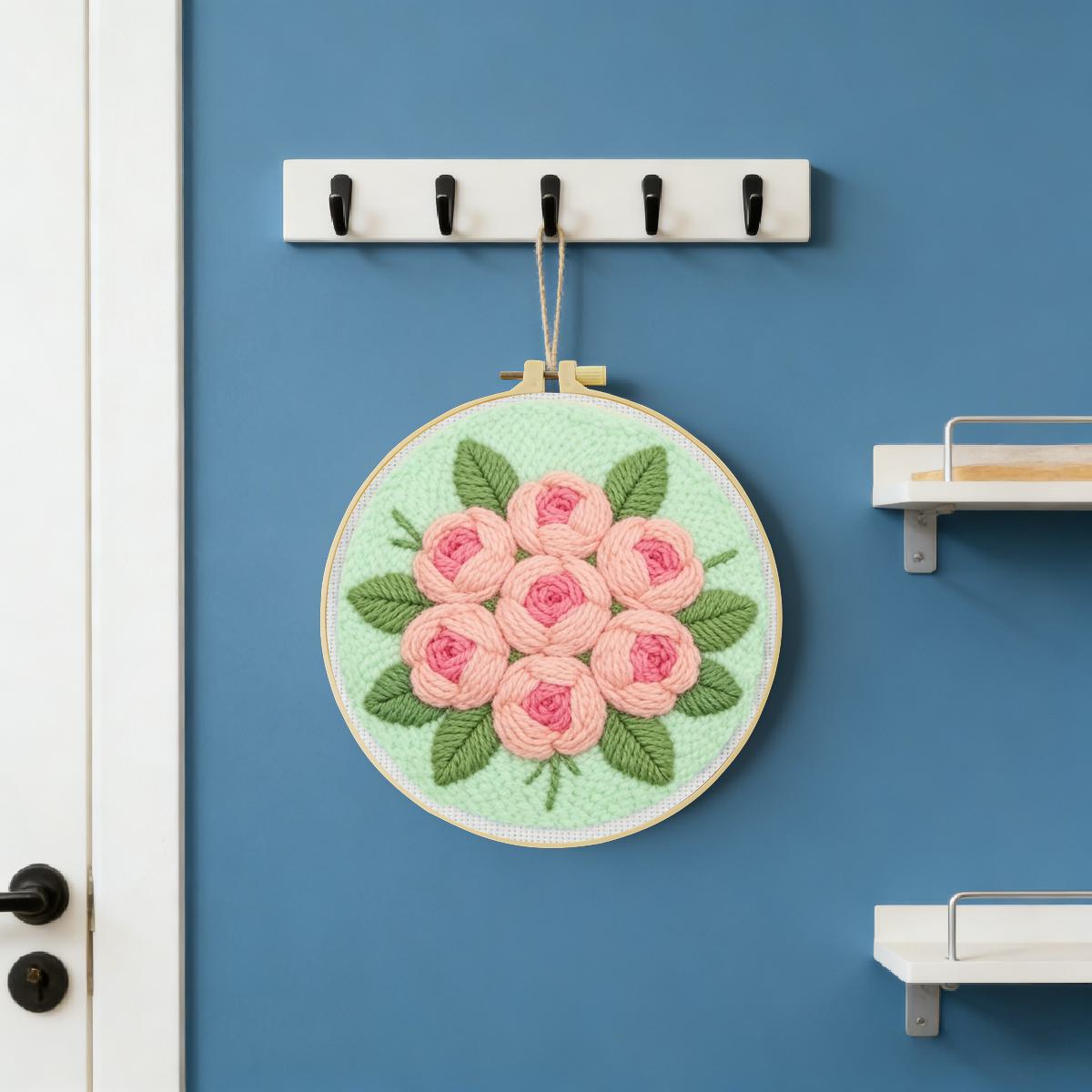 ชุดปักลายดอกไม้ขนาด 20x20 ซม./ - Is Sewing Textile Art บทวิจารณ์และราคา