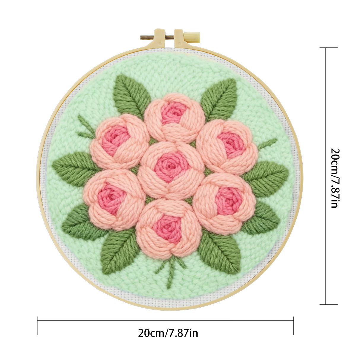 ชุดปักลายดอกไม้ขนาด 20x20 ซม./ - Is Sewing Textile Art บทวิจารณ์และราคา